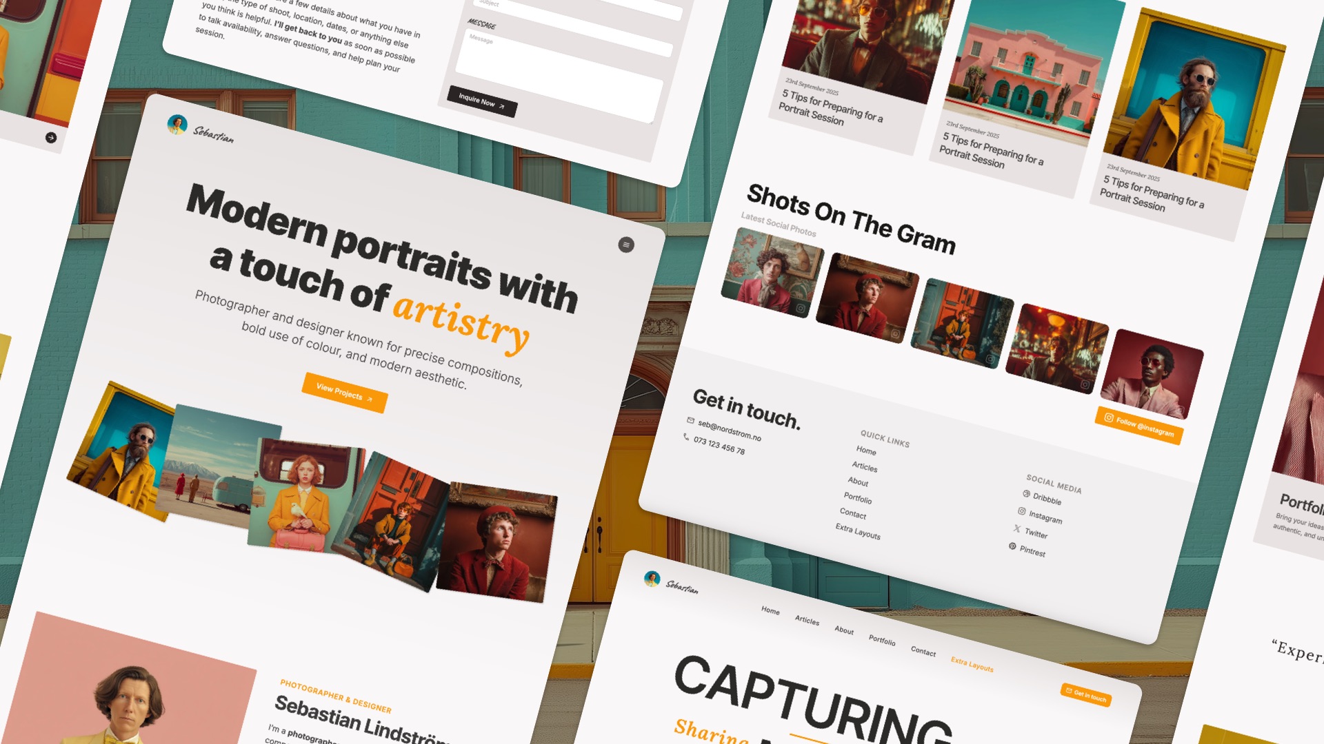 The Portfolio icon. A project for RapidWeaver Elements