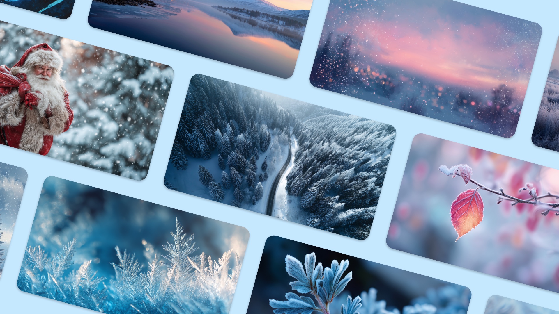 The Vol 5 Winter Collection icon. A resource for RapidWeaver Elements