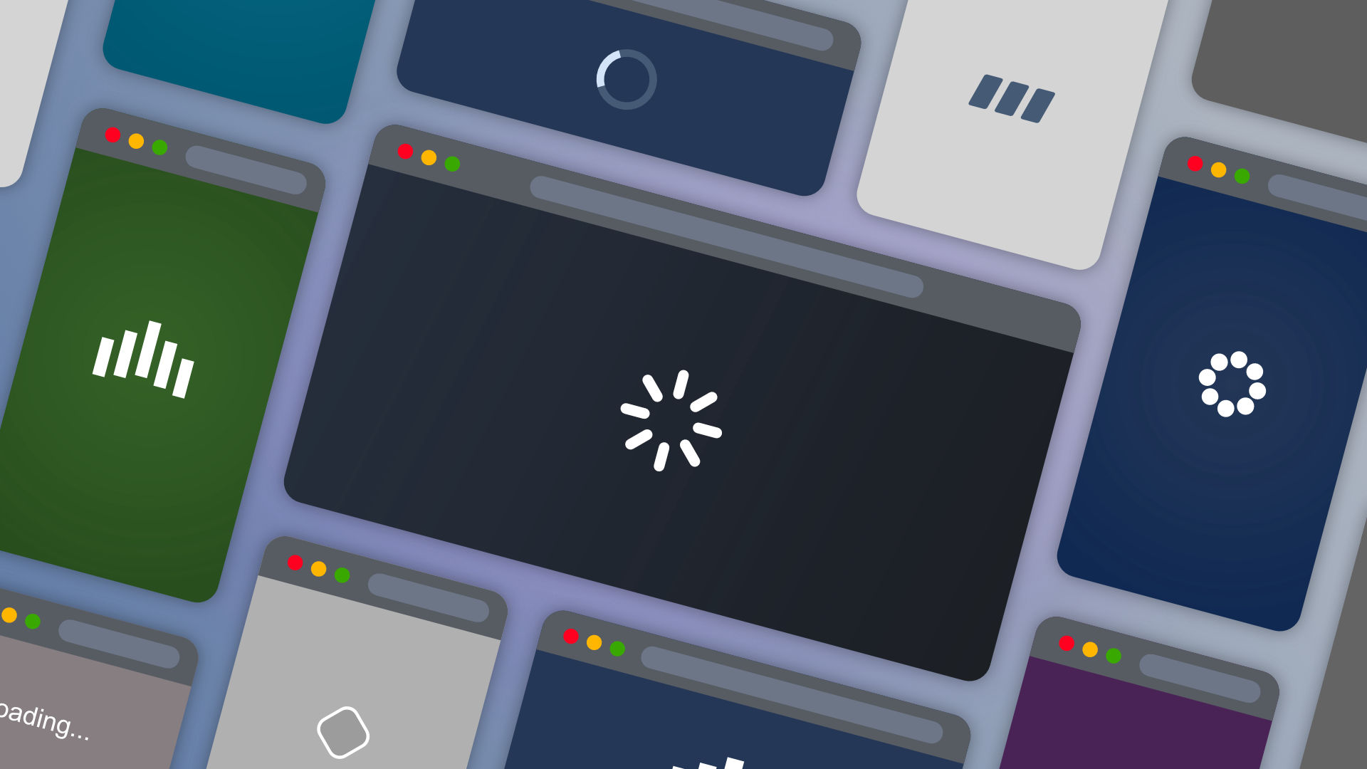 The Preloader icon. A component for RapidWeaver Elements