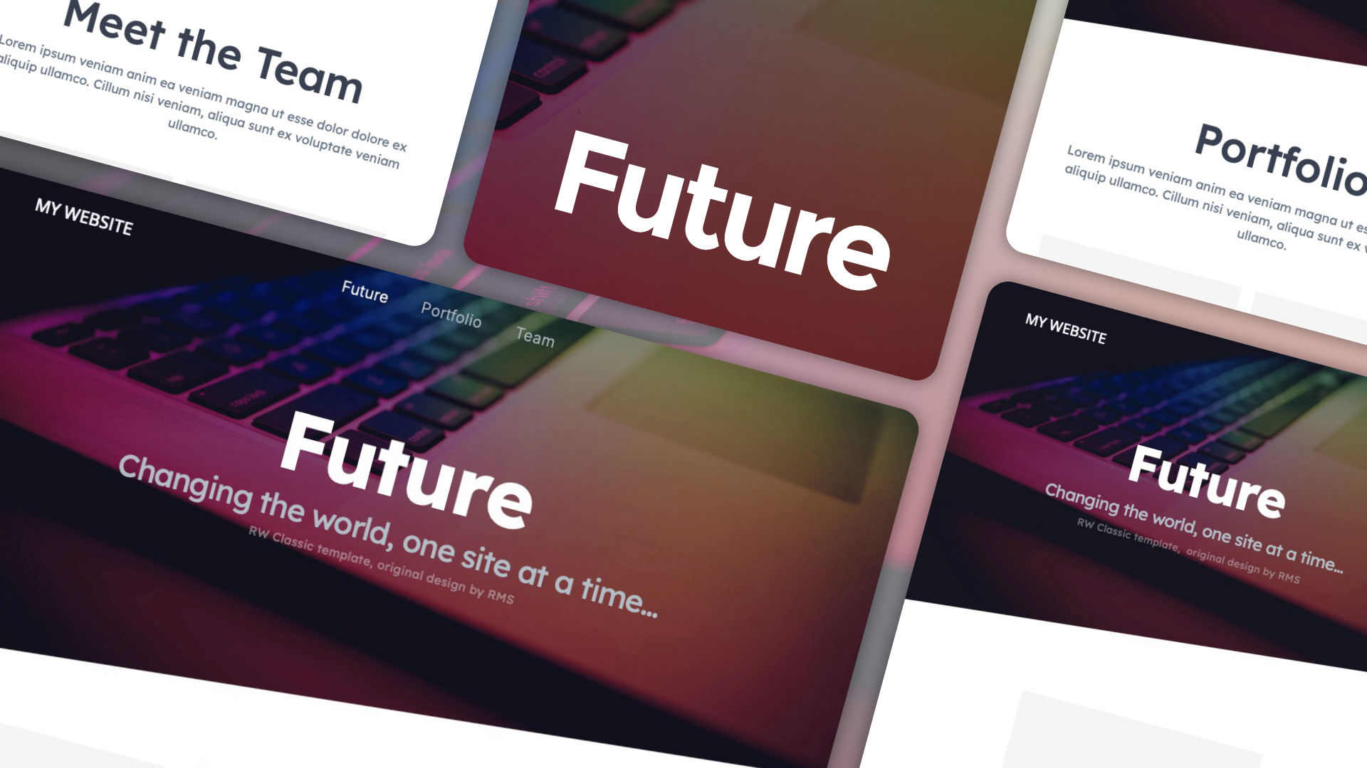 The Future icon. A project for RapidWeaver Elements
