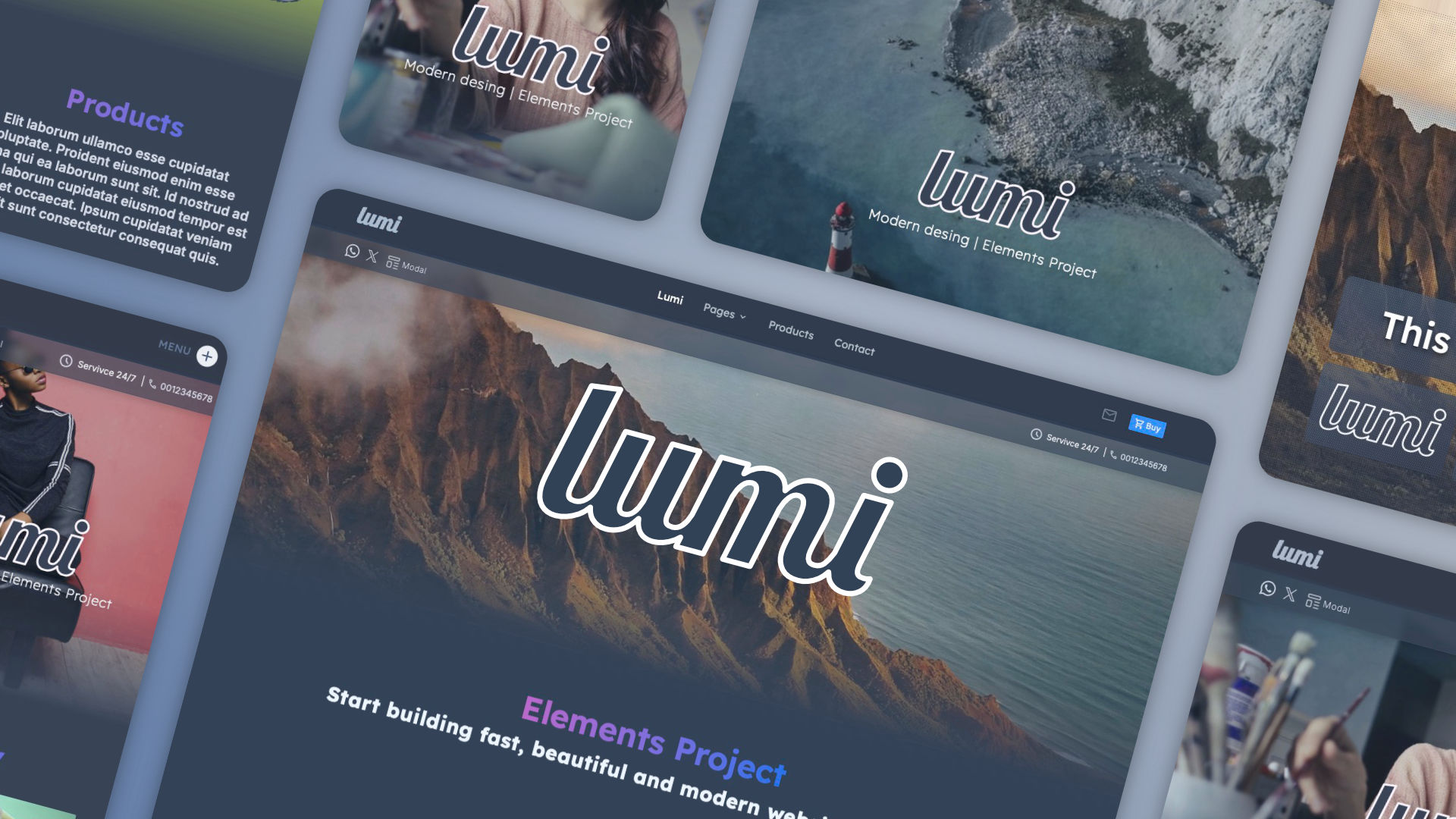 The Lumi icon. A project for RapidWeaver Elements
