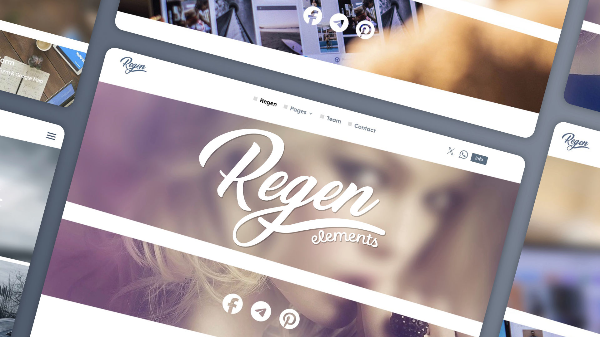 The Regen icon. A project for RapidWeaver Elements