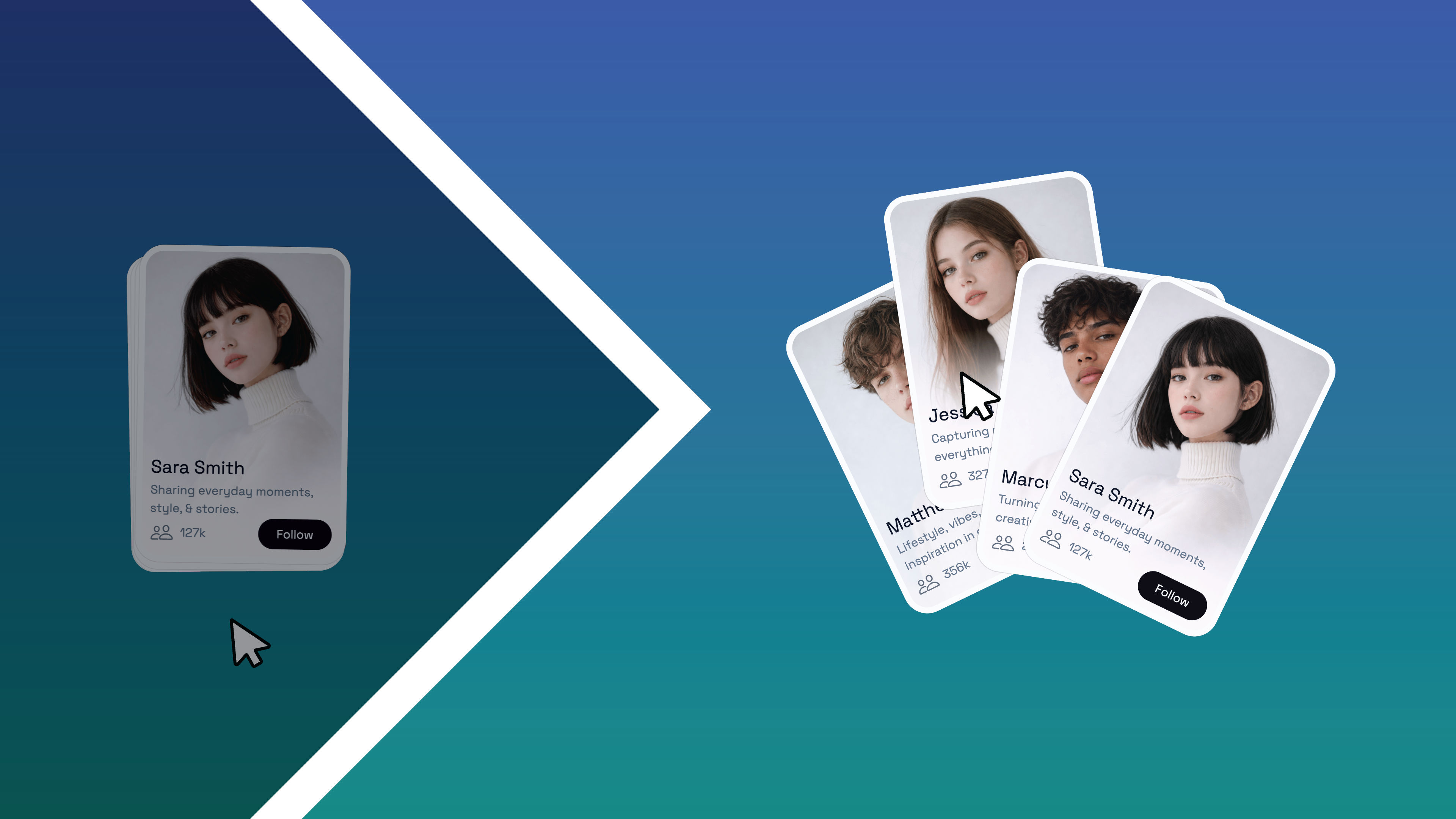 A screenshot of Pick a Card. A component for RapidWeaver Elements