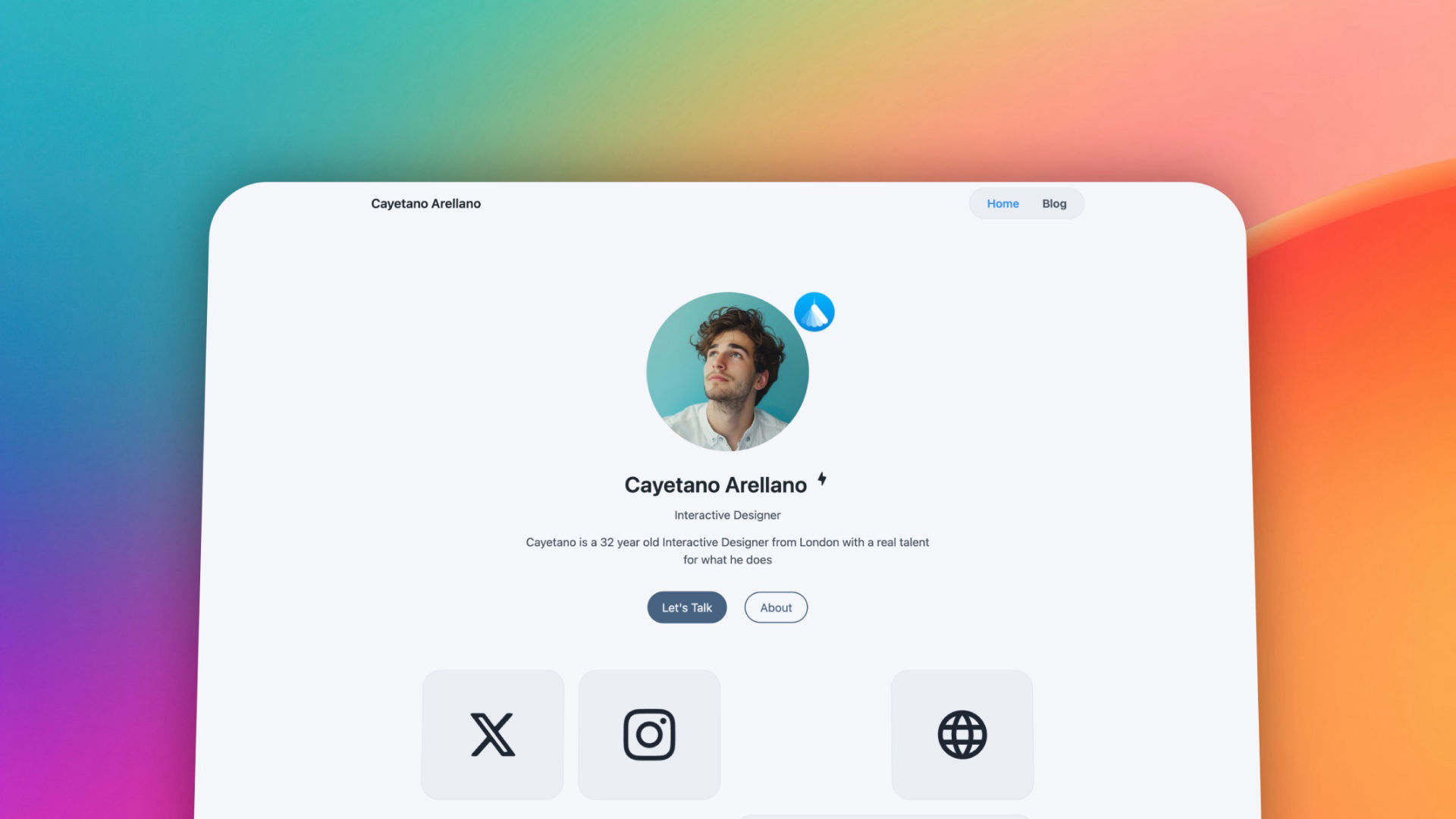 The Archer icon. A project for RapidWeaver Elements