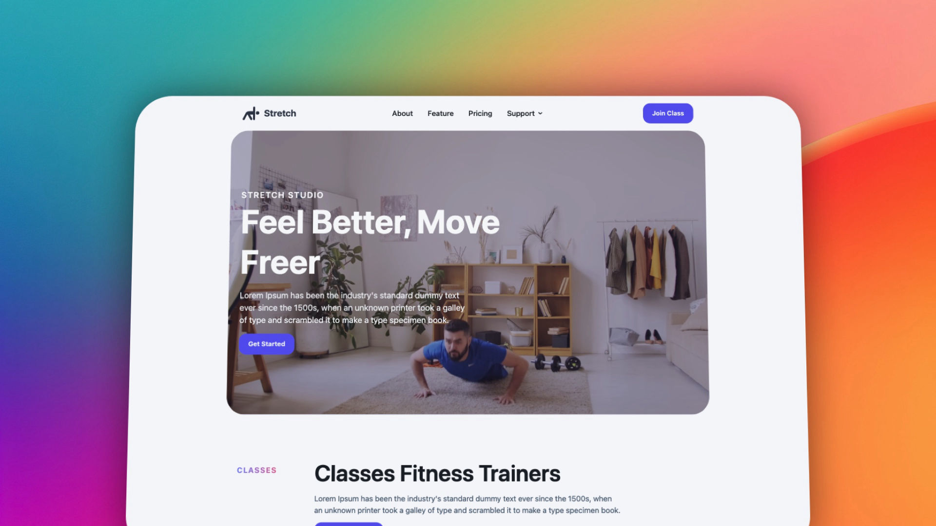The Stretch icon. A project for RapidWeaver Elements