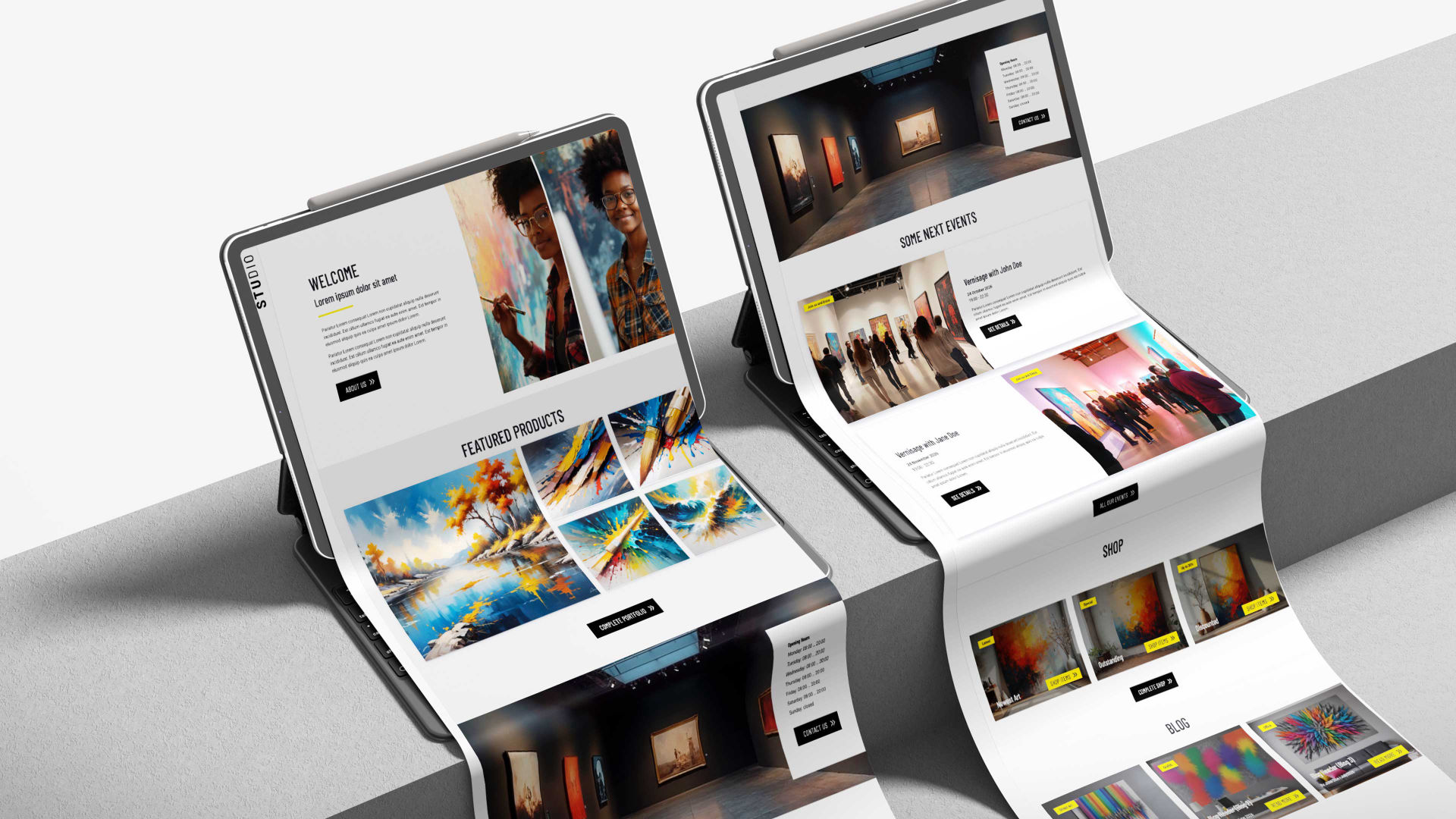 The Studio icon. A project for RapidWeaver Elements