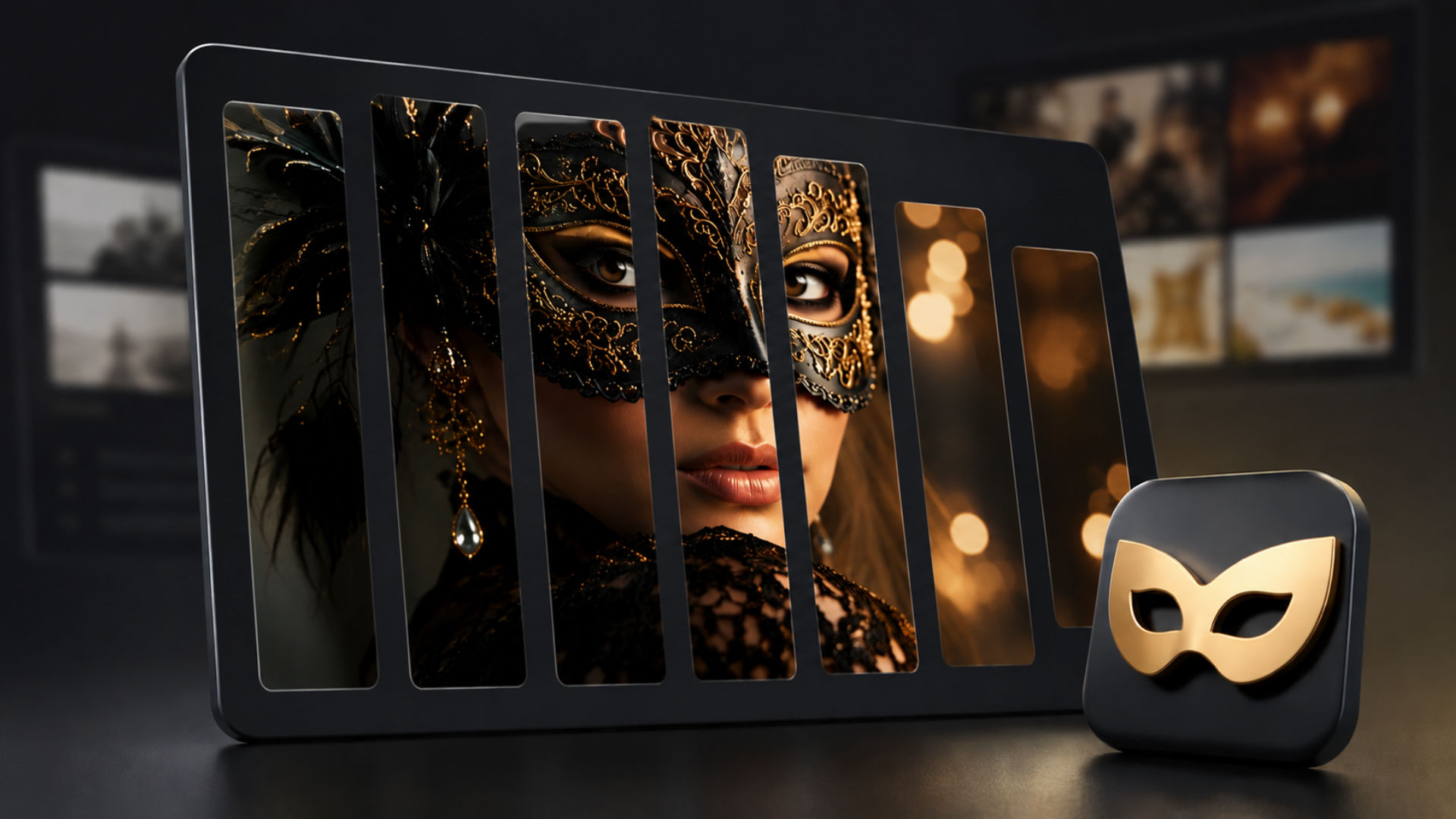 The Masquerade icon. A component for RapidWeaver Elements