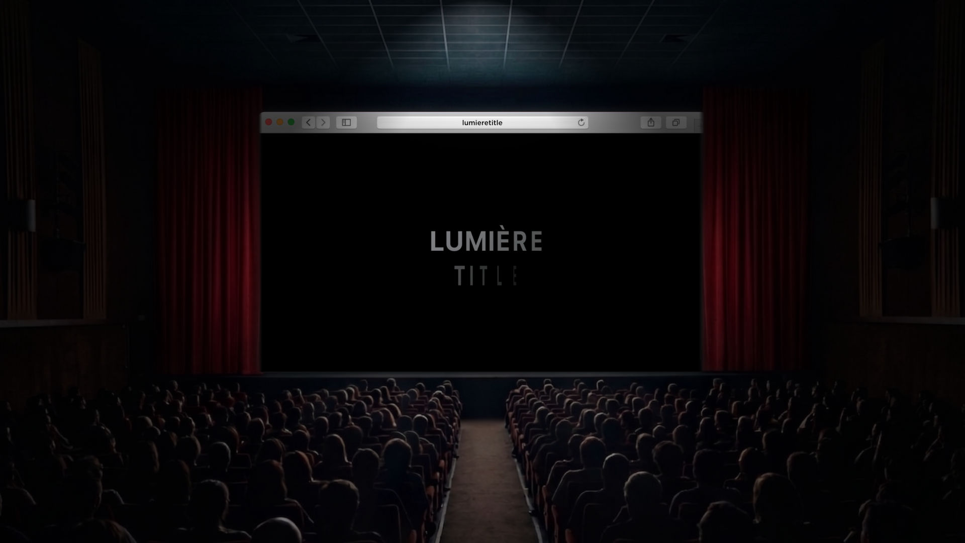 The LumiereTitle icon. A component for RapidWeaver Elements