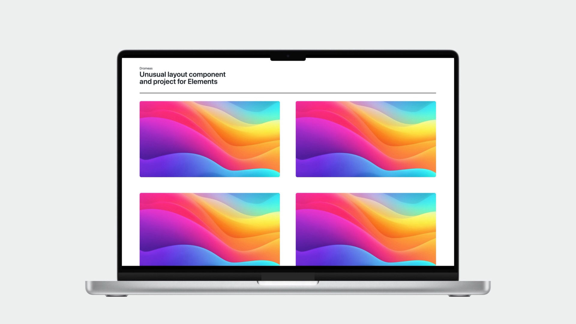 The Dromeas icon. A component for RapidWeaver Elements