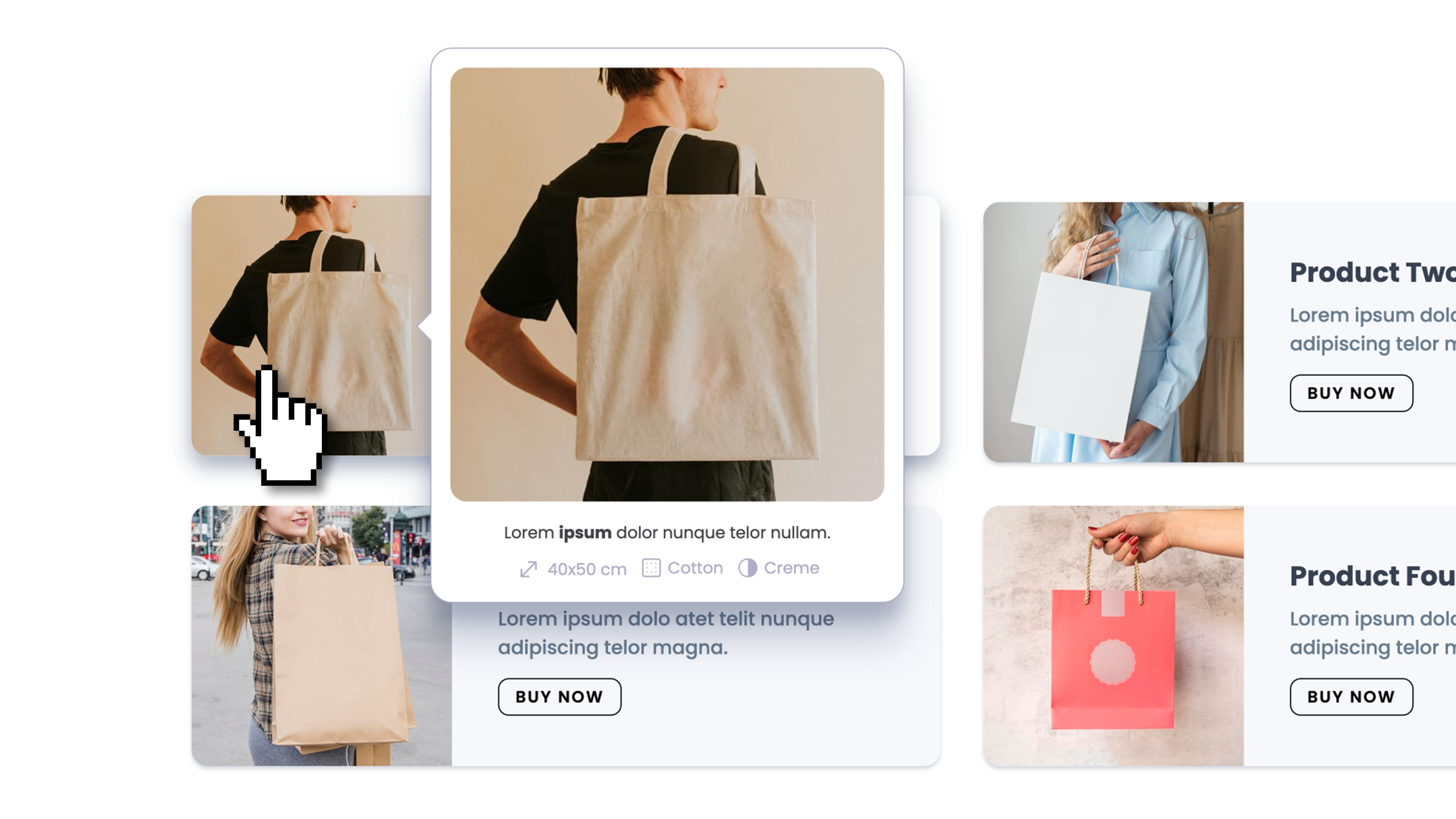 A screenshot of Float. A component for RapidWeaver Elements