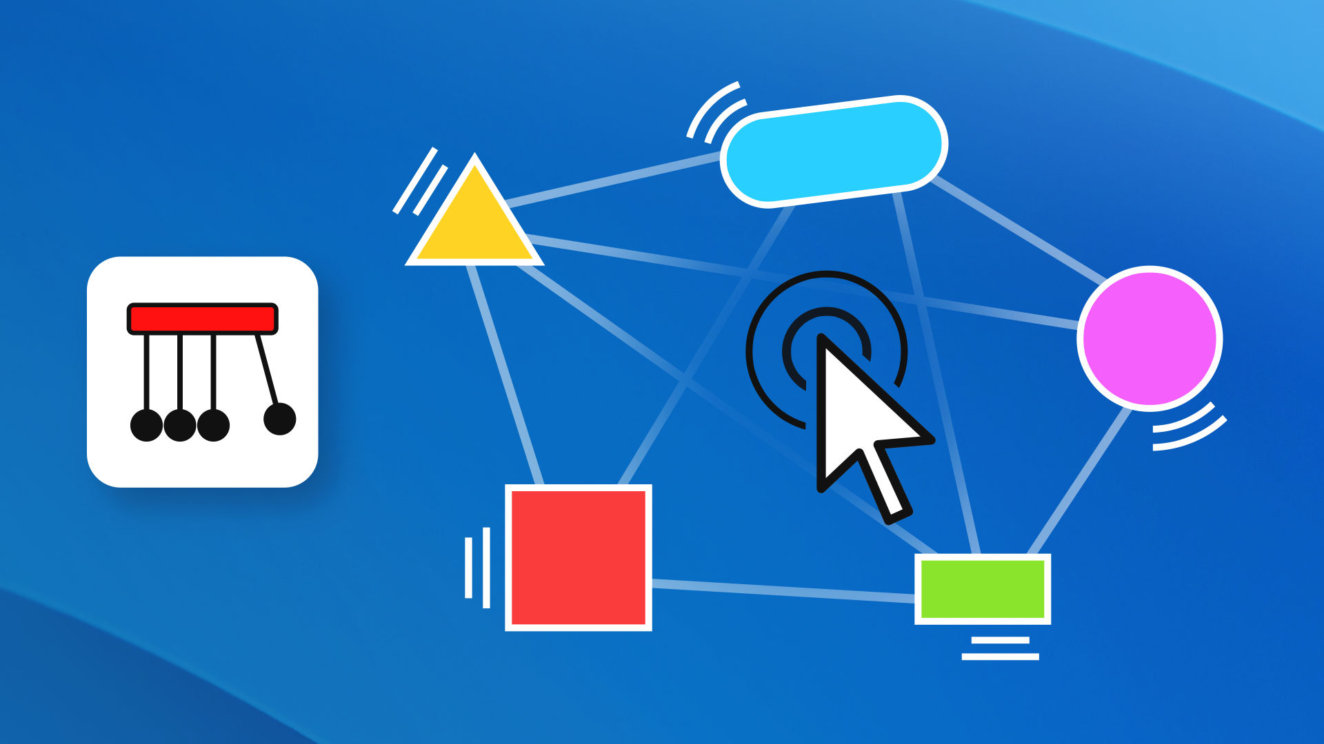 The Kinetic icon. A component for RapidWeaver Elements