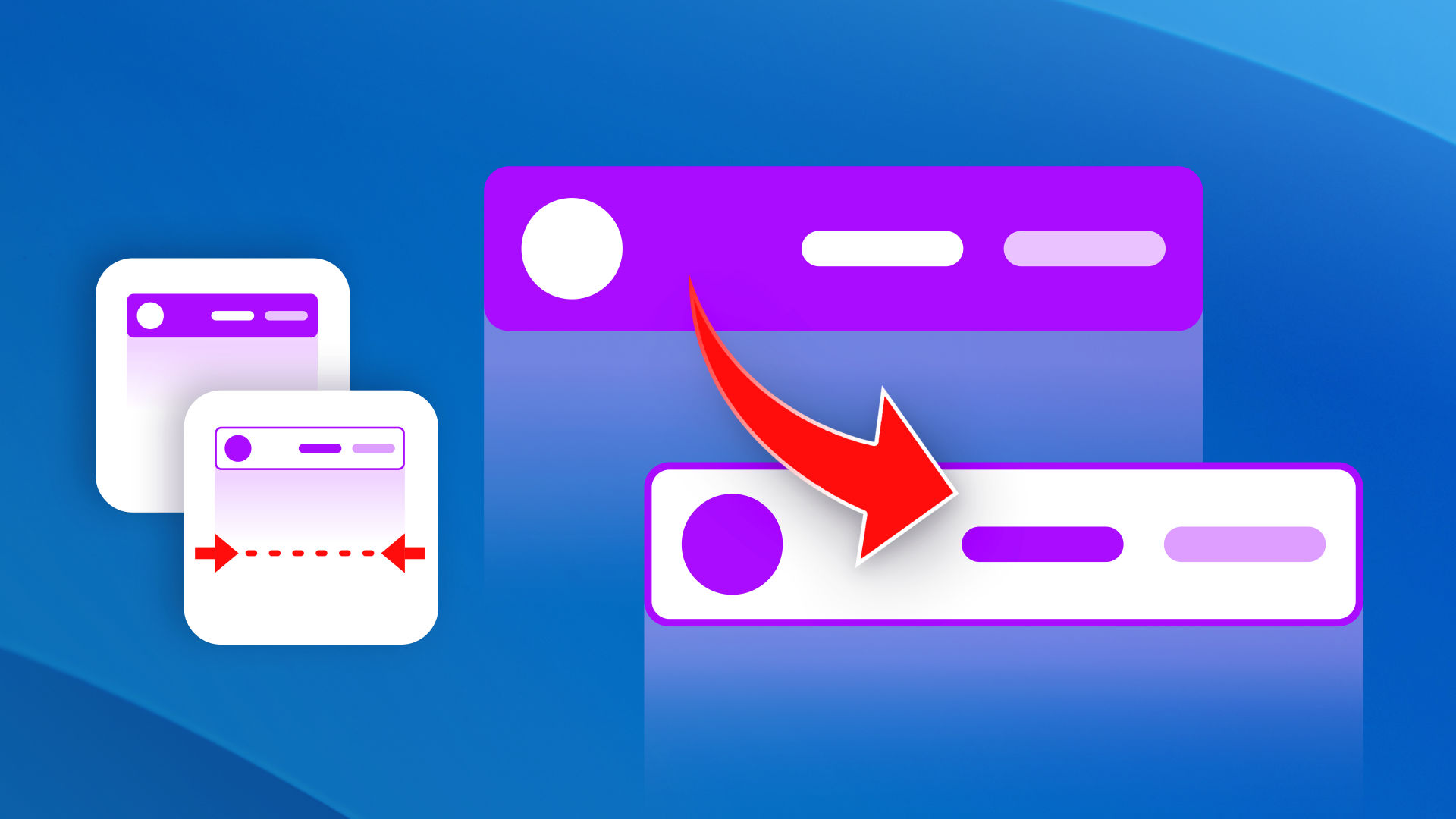 The SmartBar icon. A component for RapidWeaver Elements