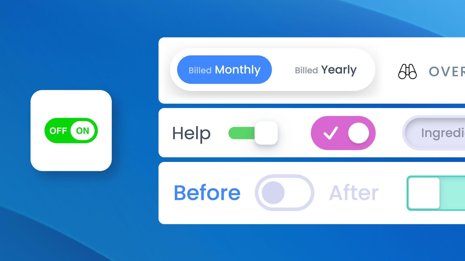 The Toggler icon. A component for RapidWeaver Elements